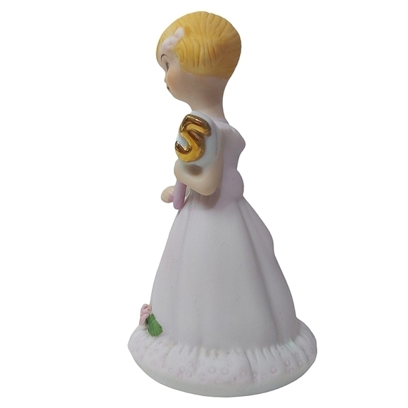 Vintage 1981 Enesco Growing Up Birthday Girl 5 - Picture 3 of 5